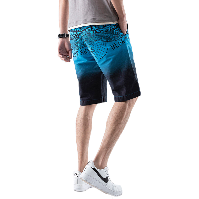 Men Chino Shorts Graphic Spiral Styles