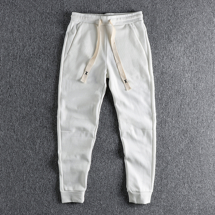 GorgeousBen Men's high quality Casual Jogger Track Pants Patchwork Elastic Waistband Mens Stacked Sweatpants For Men