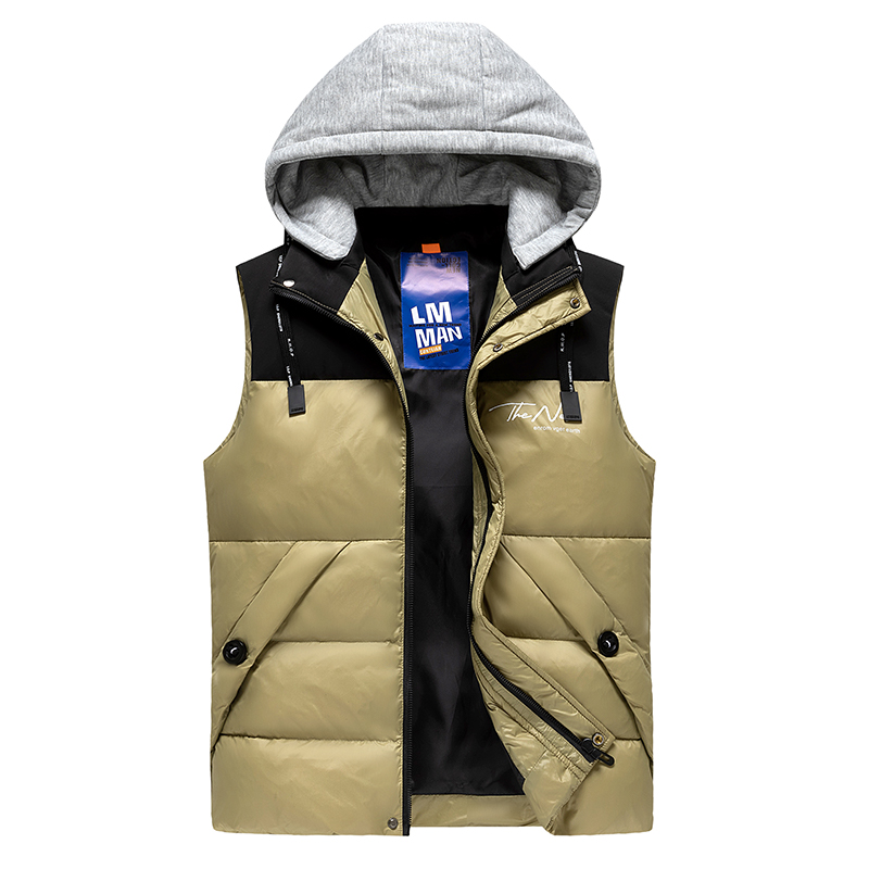 Men's Sleeveless Jacket Lightweight bubble jackets Utility Outdoor Vest
