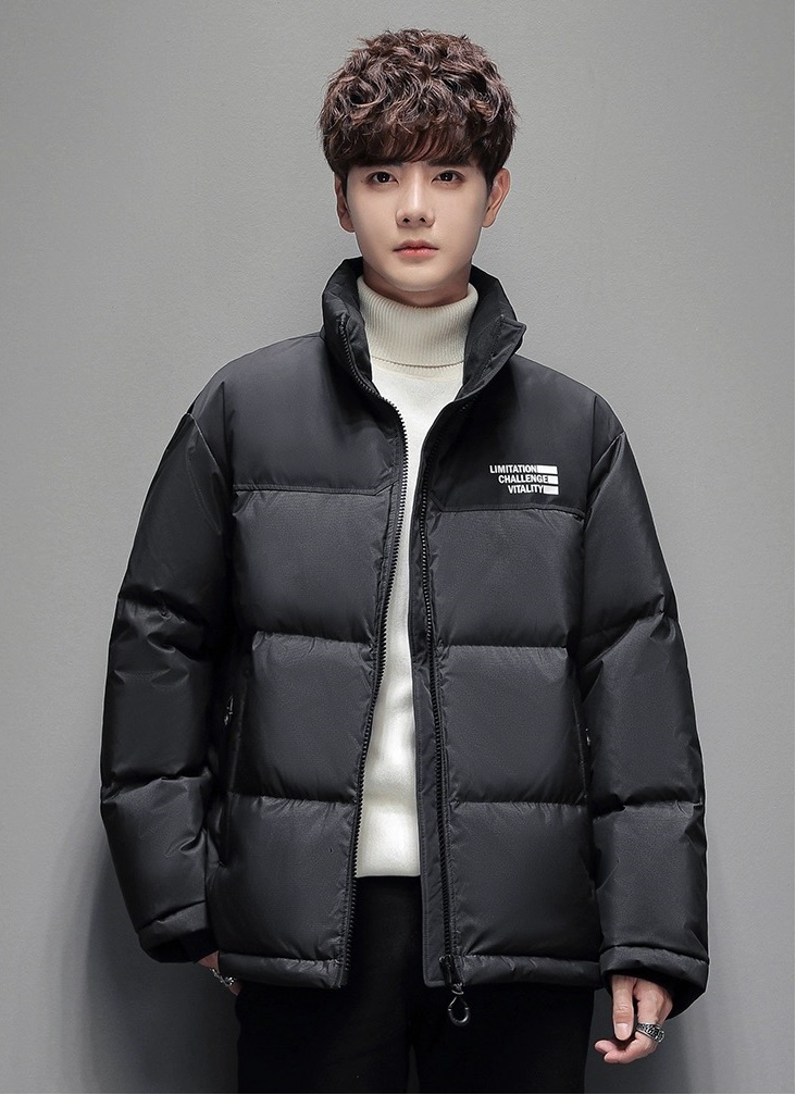 Unisex Down Jacket Fur Hood Duck Down Puffer Winter Jacket Light Puffer Plus Size Custom Nylon Fabric Down Jacket