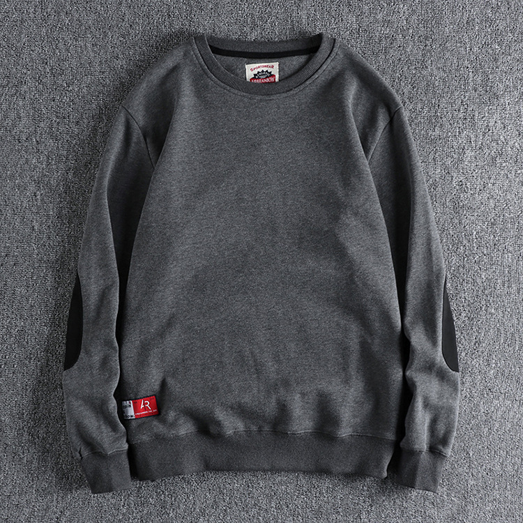 GorgeousBen Men's plain no logo sweatshirt for men, solid pullover crew neck sweatshirt