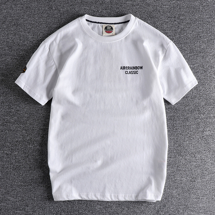 GorgeousBen Men's and women's Printed T-shirt 100 cotton comfortable round collar loose sleeves