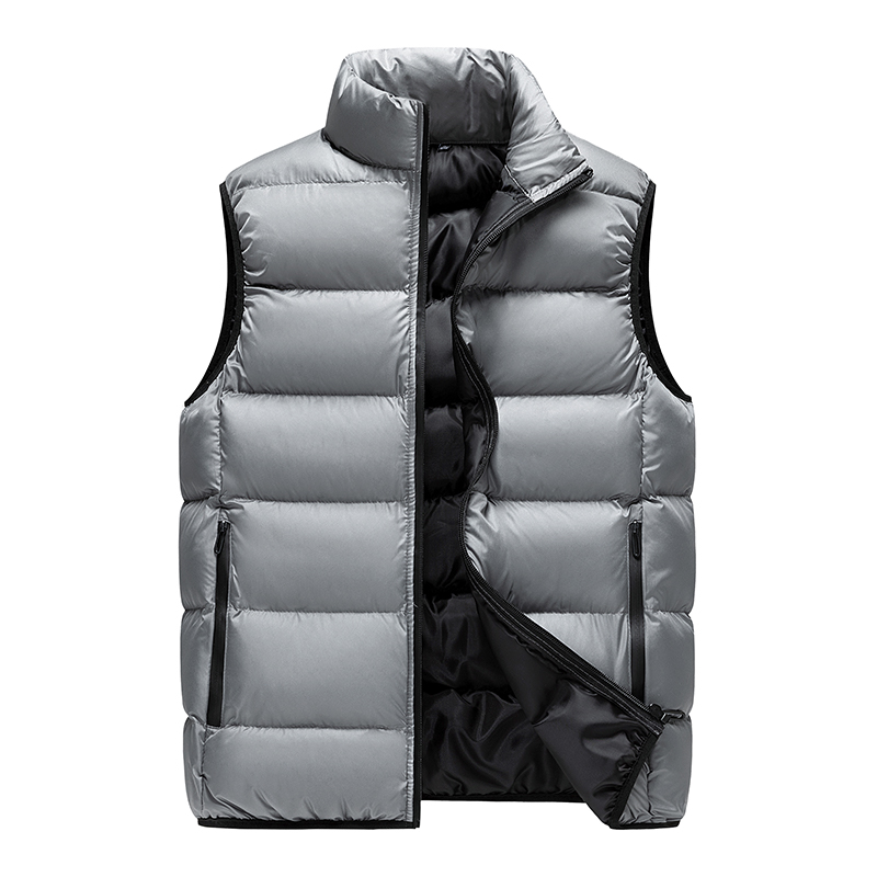 GorgeousBen Hot Sale Winter Windproof 100%Polyester Down Jacket Quilted Lightweight Jackets Vest For Men Men's Gilet