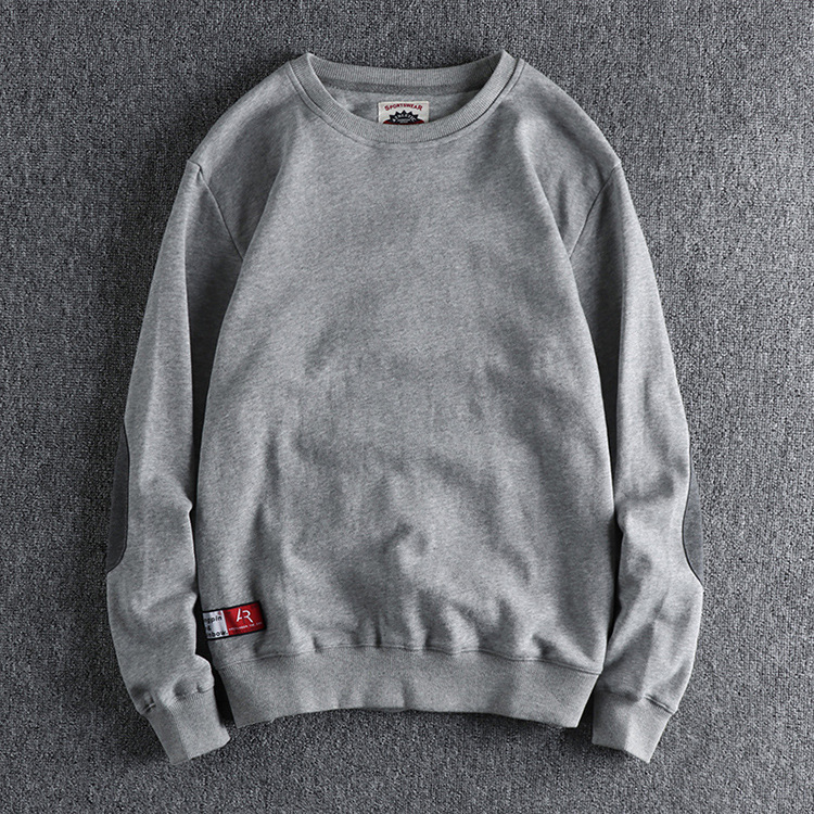 GorgeousBen Men's plain no logo sweatshirt for men, solid pullover crew neck sweatshirt
