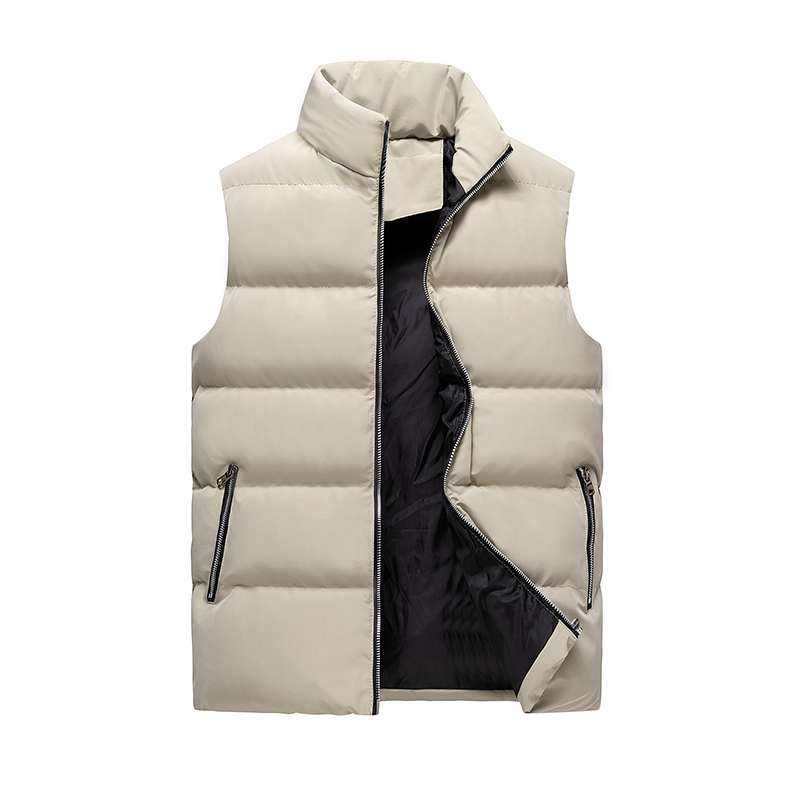 GorgeousBen Hot Sale Winter Windproof 100%Polyester Down Jacket Quilted Lightweight Jackets Vest For Men Men's Gilet