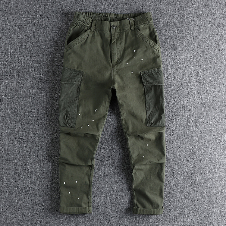 GorgeousBen Men's High Quality  Cargo Pants Tactical Outdoor Casual Fitness Long Trousers Multi Pocket