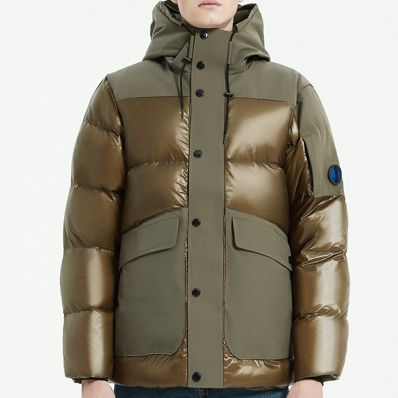 GorgeousBen Winter white duck down thick cold-proof Parka men's jackets cold winter down puffer jacket Men