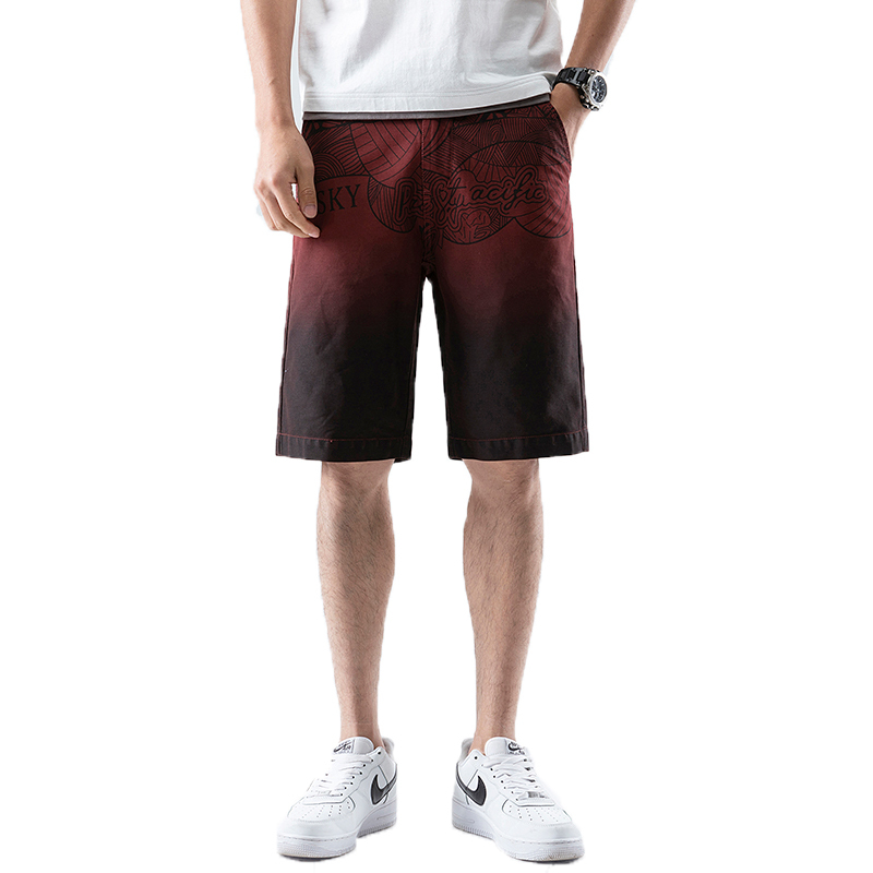 Men Chino Shorts Graphic Spiral Styles