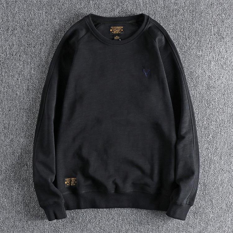 GorgeousBen Men's  crew neck pullover autumn winter French style couple's cotton sweatershirt