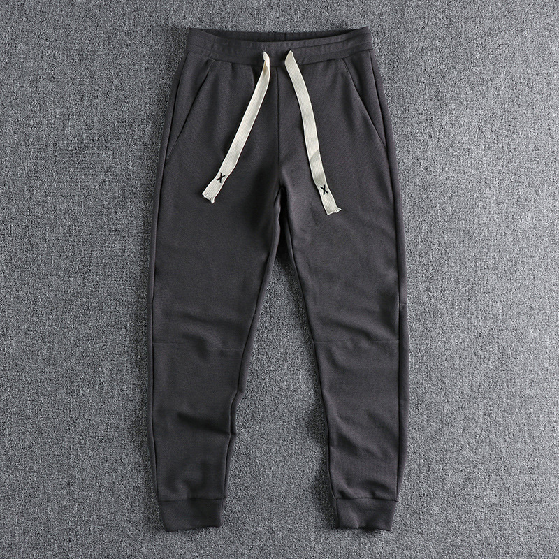 GorgeousBen Men's high quality Casual Jogger Track Pants Patchwork Elastic Waistband Mens Stacked Sweatpants For Men