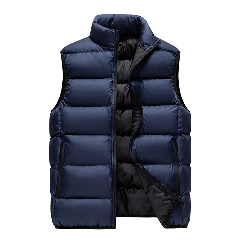 GorgeousBen Hot Sale Winter Windproof 100%Polyester Down Jacket Quilted Lightweight Jackets Vest For Men Men's Gilet