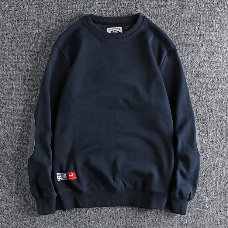 GorgeousBen Men's plain no logo sweatshirt for men, solid pullover crew neck sweatshirt