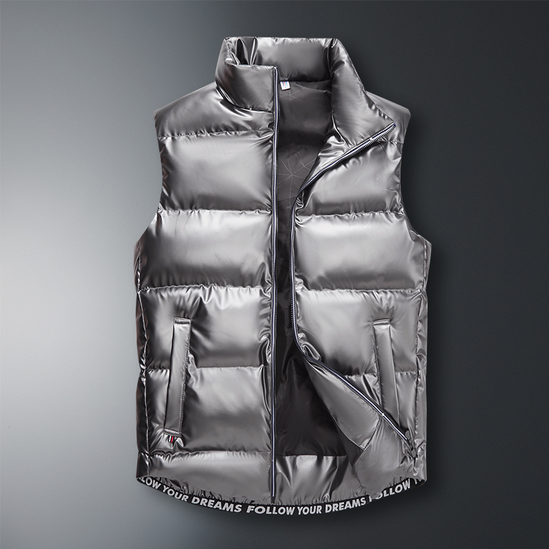 GorgeousBen   men's vests waistcoats Sleeveless coat warm down cotton plus size men's vests winter coat men
