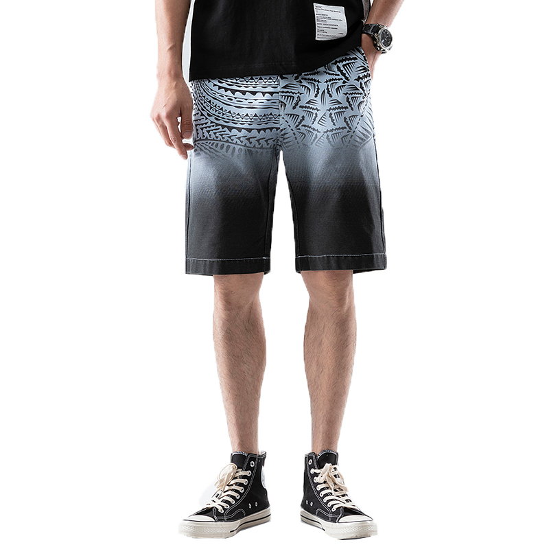 Men Chino Shorts Graphic Ethnic Styles