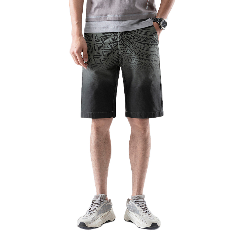 Men Chino Shorts Graphic Ethnic Styles