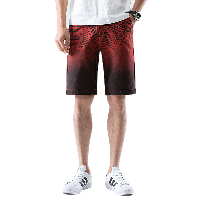 Men Chino Shorts Graphic Ethnic Styles