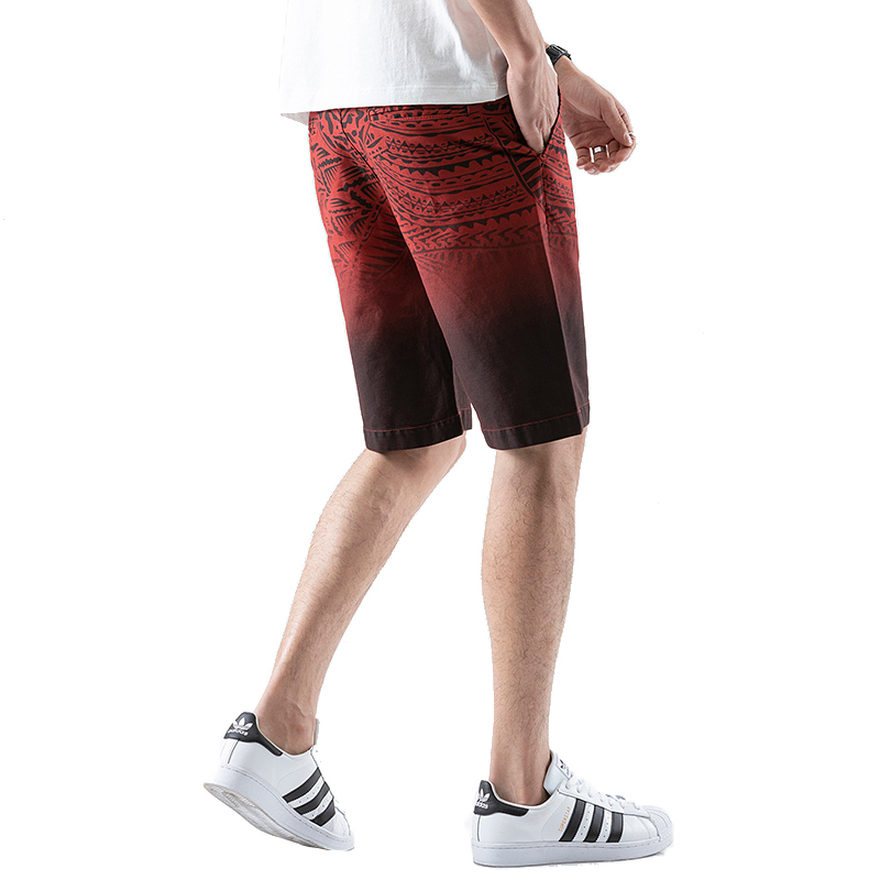 Men Chino Shorts Graphic Ethnic Styles