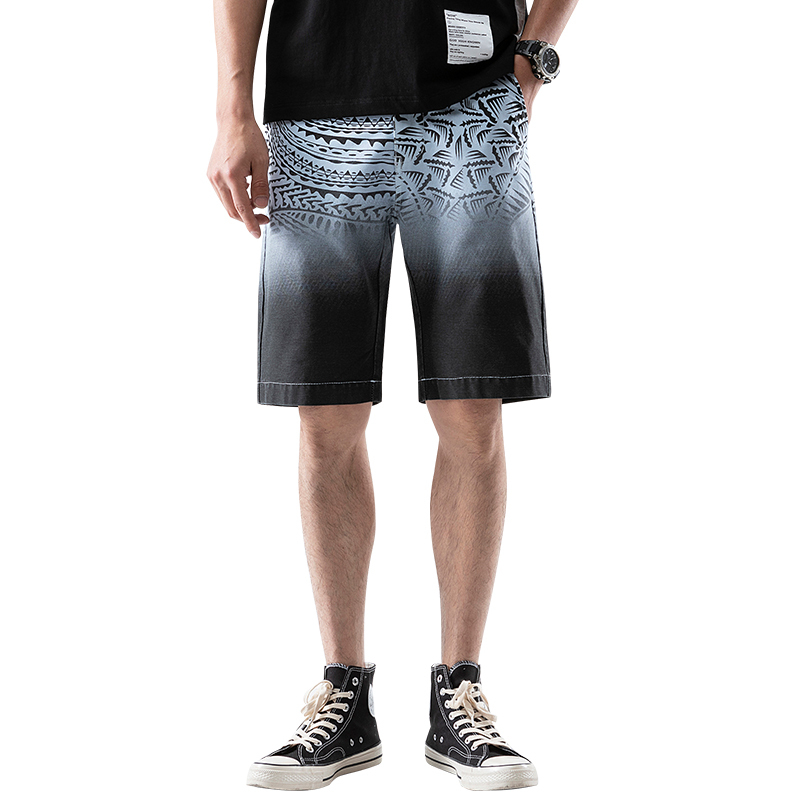 Men Chino Shorts Graphic Ethnic Styles