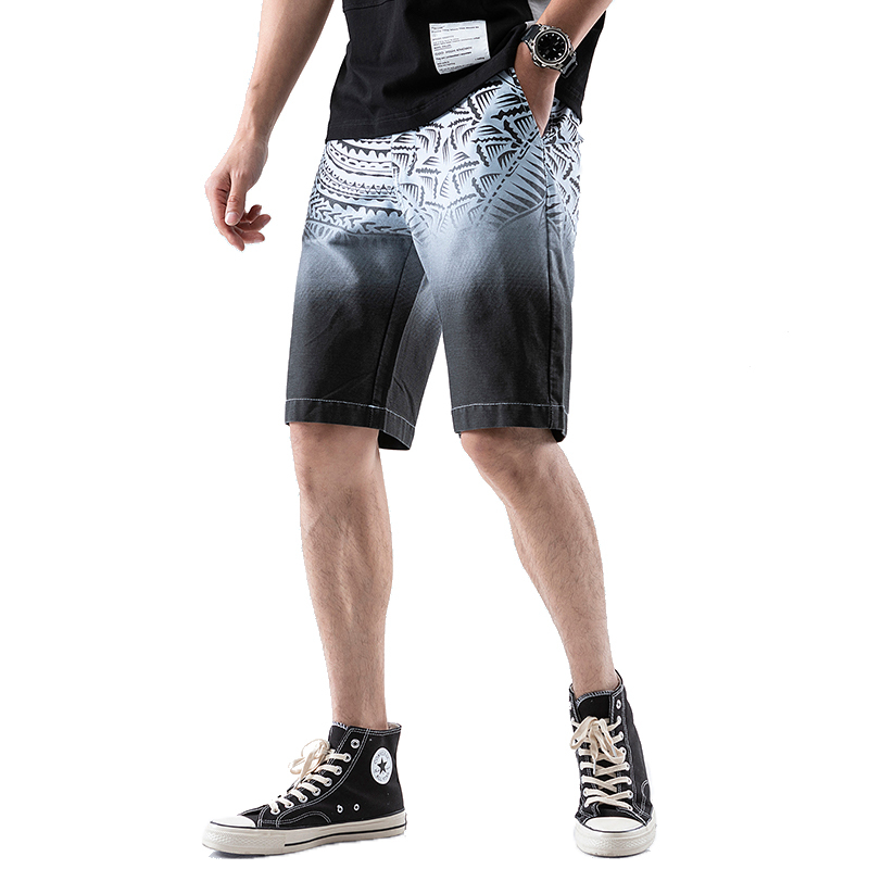 Men Chino Shorts Graphic Ethnic Styles