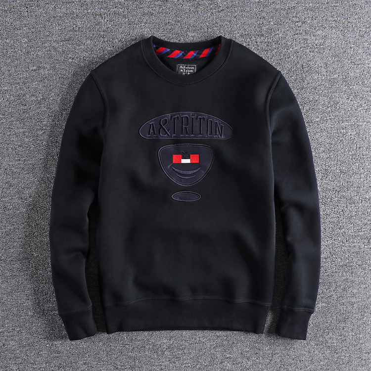 GrogeousBen Men's Blank 100% Cotton Pullover Custom oversize Crewneck Sweaters Hoodies Sweatshirts for men