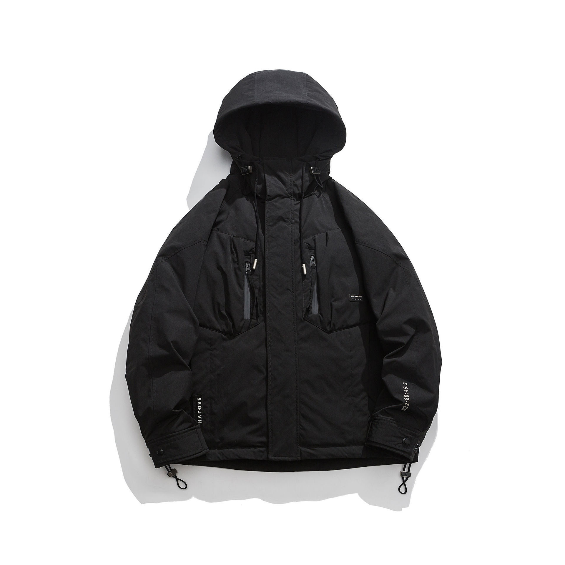 GorgeousBen  Unisex Winter retro functional style hooded down jacket for men and women, trendy outdoor cold-proof and warm down  jacket.