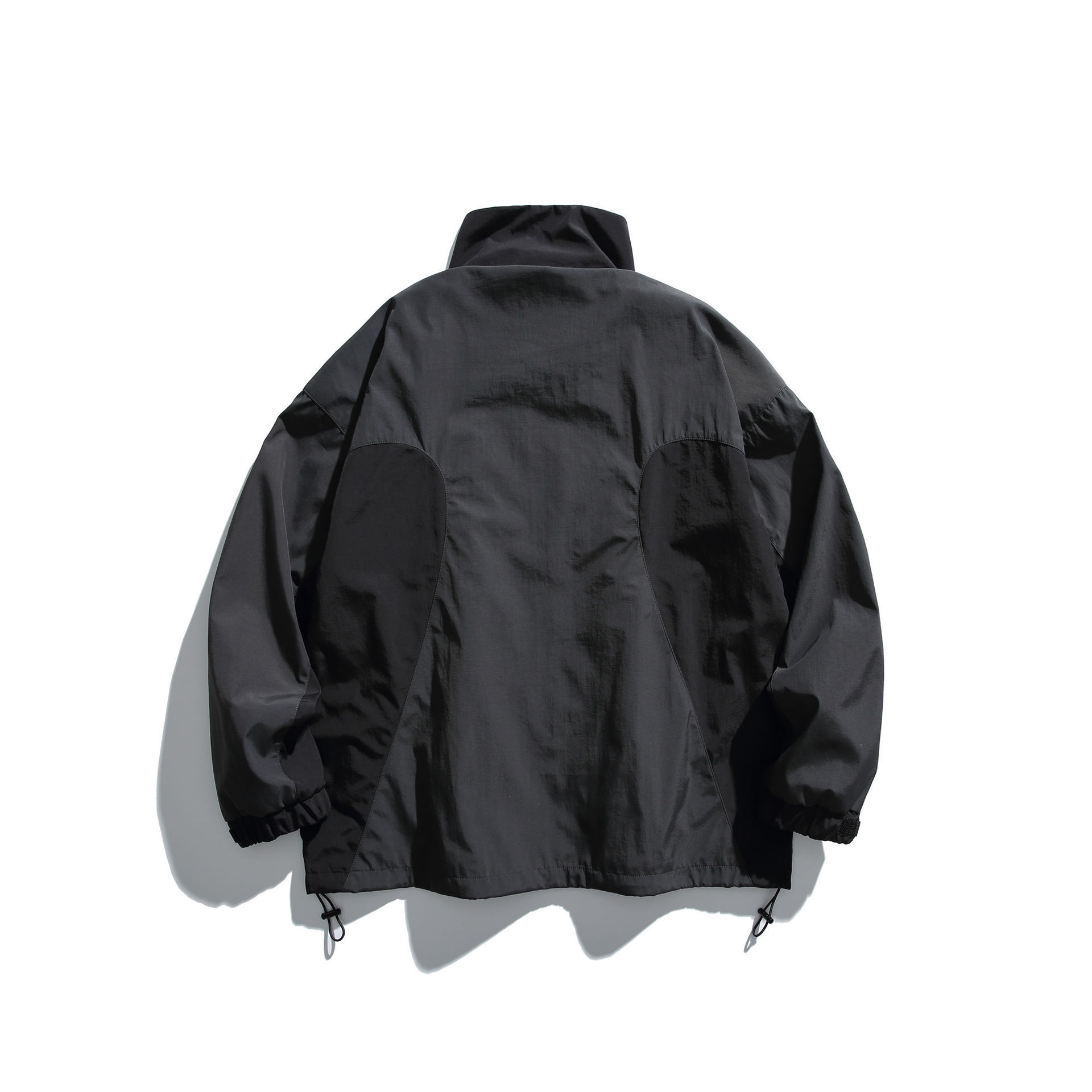 GorgeousBen   Unisex simple jacket, men's hooded, spring couple's loose cargo jacket, mountain patchwork versatile casual jacket