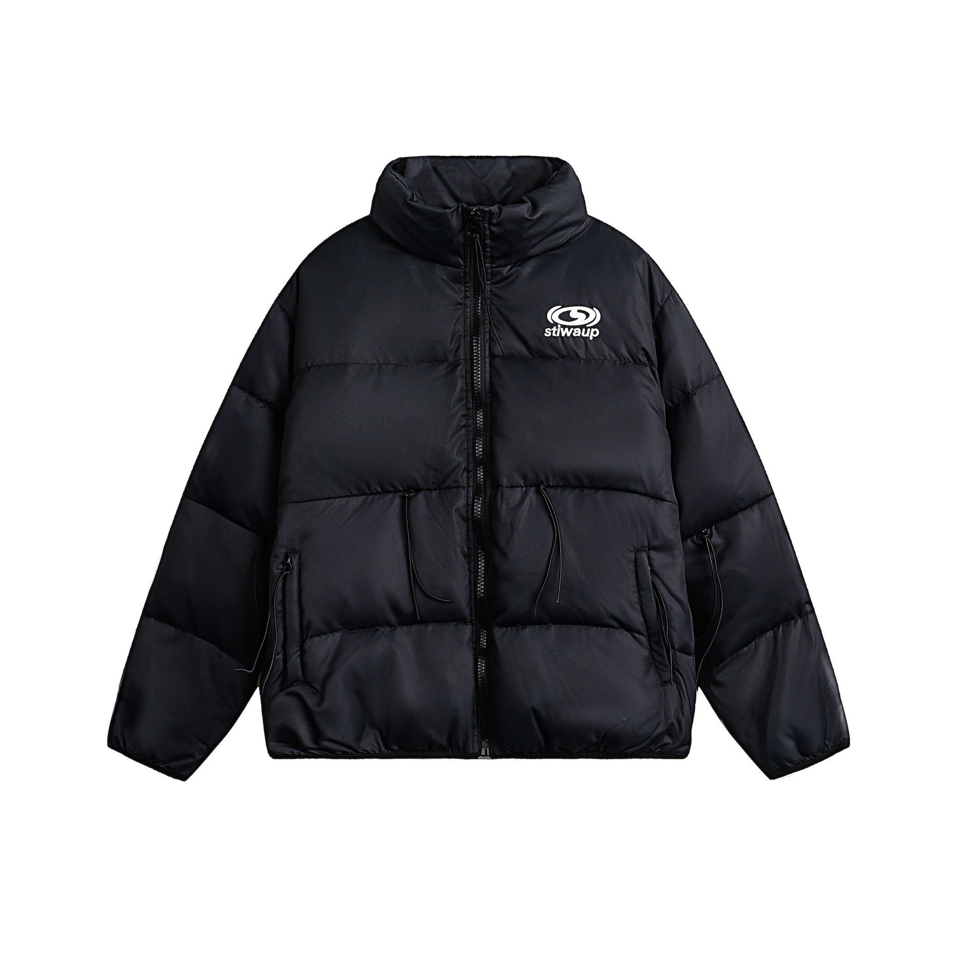 GorgeousBen  Unisex  Winter American style multi-functional zipper down jacket for men with 90% white duck down for warmth.