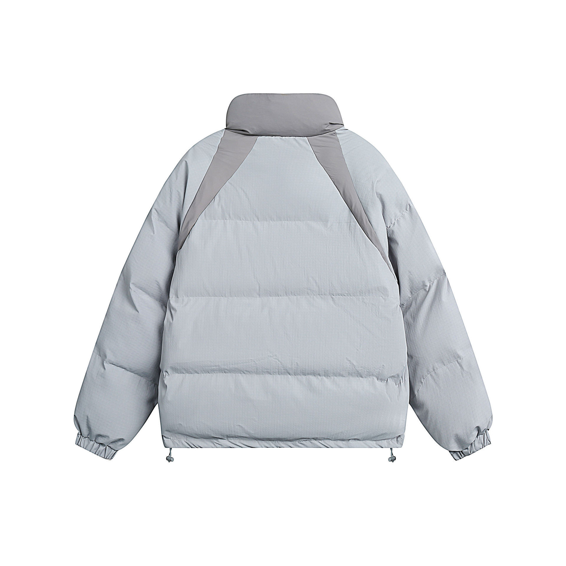 GrogeousBen  Unisex Color-blocked cotton jacket winter new style, stand collar, thickened and warm, loose fit, trendy brand cotton coat.