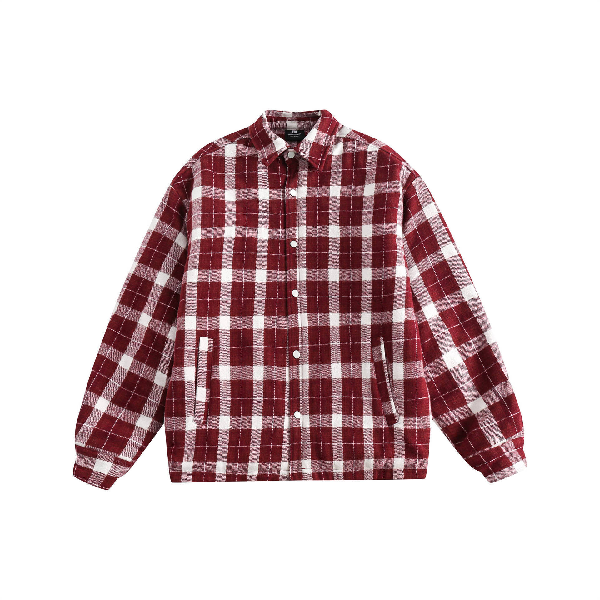 GorgeousBen  Unisex Cotton shirt jacket with cotton lining, warm cotton shirt, couple plaid shirt, lightweight with added cotton.
