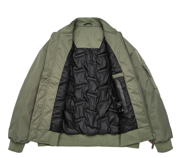 GrogeousBen Down jacket men's plus size 2024 winter jacket down jacket loose and fashionable popular warm jacket