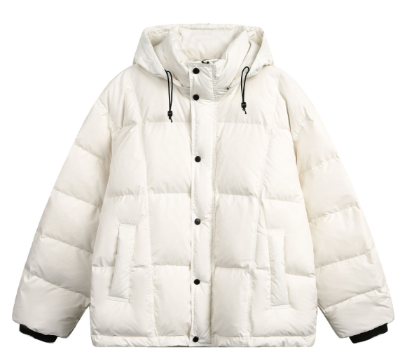 GrogeousBen 2024 New National Trend Down Jacket for Men, Winter Thickened Hooded Parka Warm Coat.