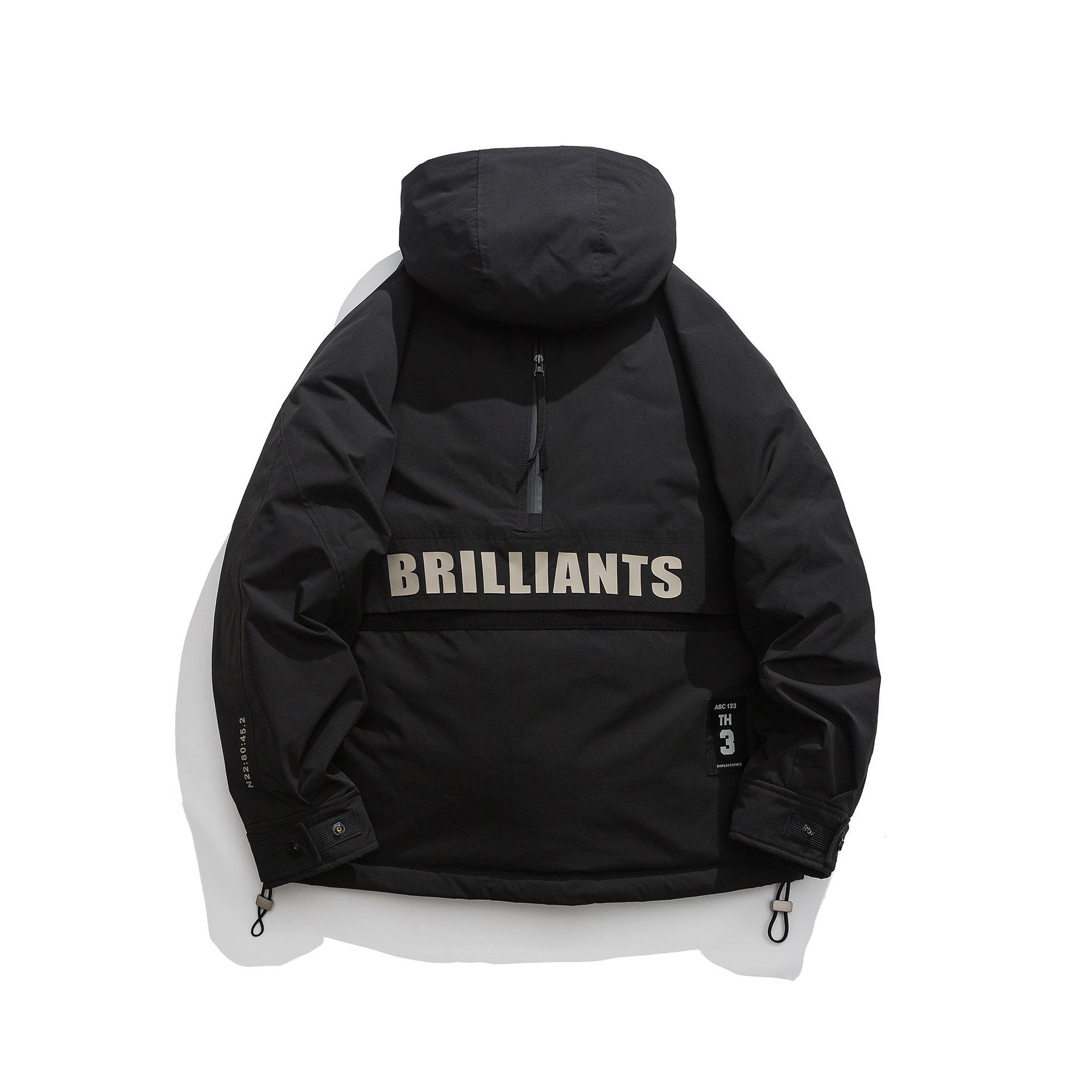 GorgeousBen  Unisex Winter retro functional style hooded down jacket for men and women, trendy outdoor cold-proof and warm down  jacket.