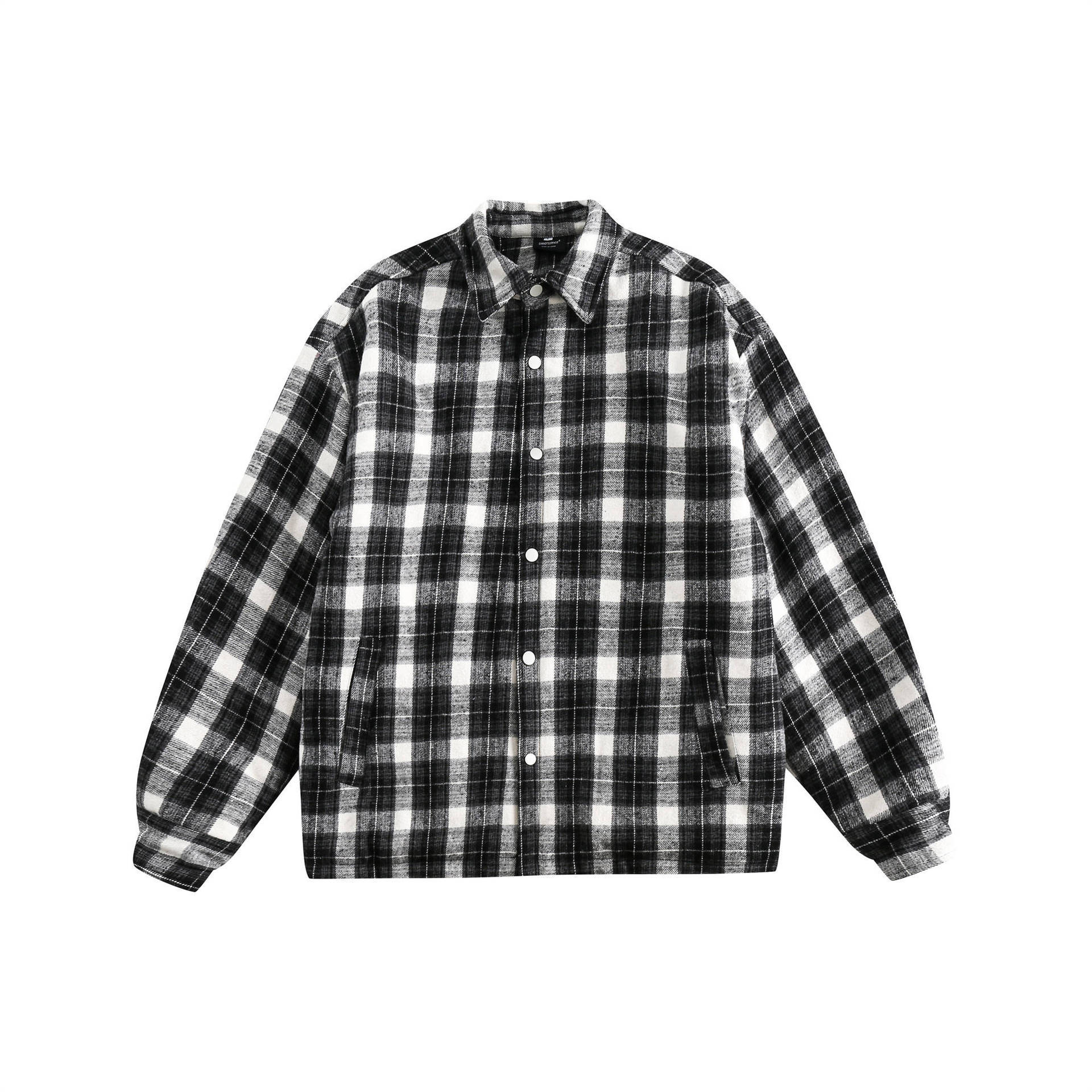 GorgeousBen  Unisex Cotton shirt jacket with cotton lining, warm cotton shirt, couple plaid shirt, lightweight with added cotton.