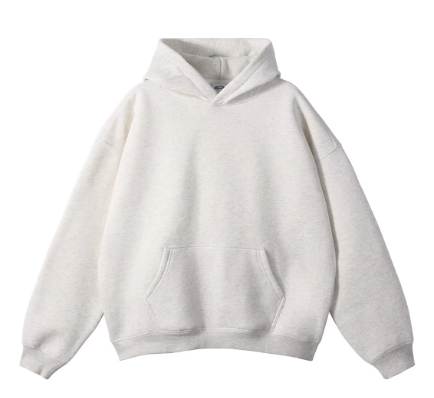GrogeousBen high quality stringless hoodie pullover thick fleece oversize loose custom 350gsm cropped hoodie plus size men's hoodies.