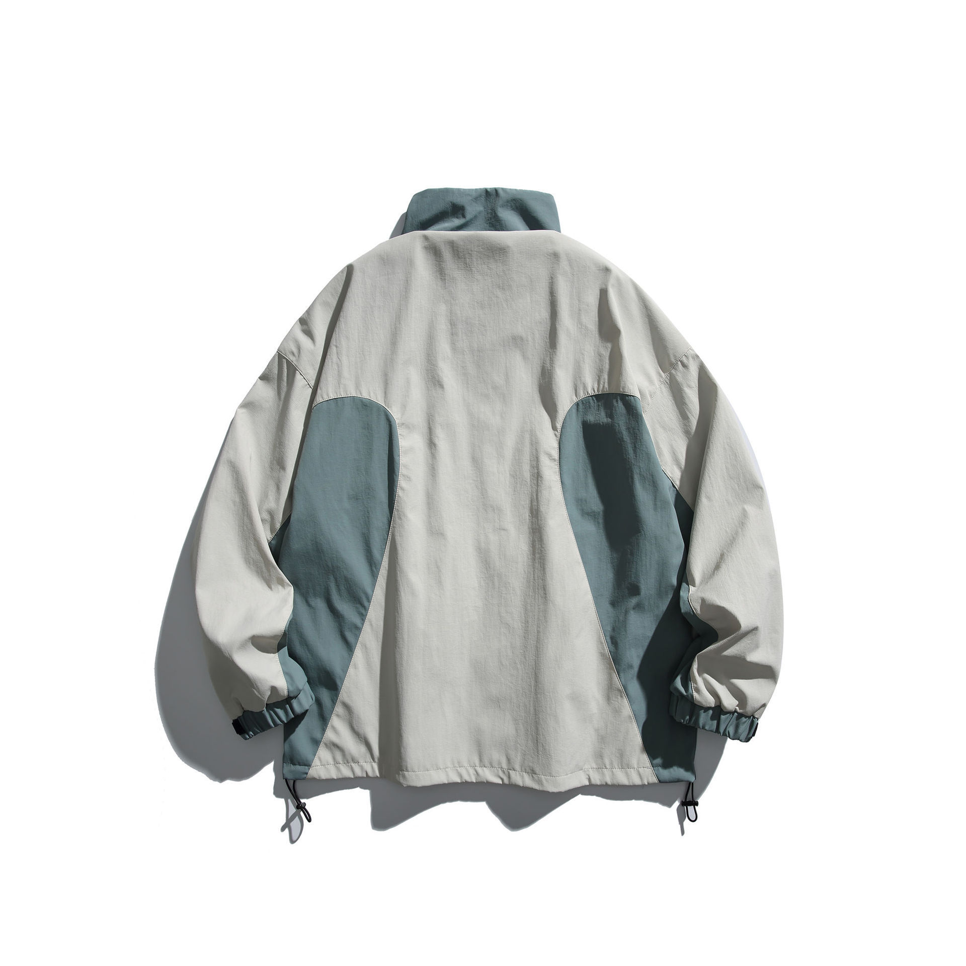 GorgeousBen   Unisex simple jacket, men's hooded, spring couple's loose cargo jacket, mountain patchwork versatile casual jacket