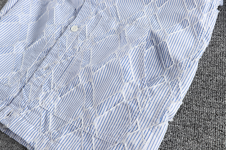 GorgeousBen  Men's Casual shirt with textured fabric for men, new trendy and handsome loose shirt for autumn.