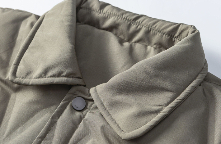 GrogeousBen 2024 New American Style Outdoor Waterproof Diamond Pattern Shirt Down Jacket Men's Winter New Warm Coat.