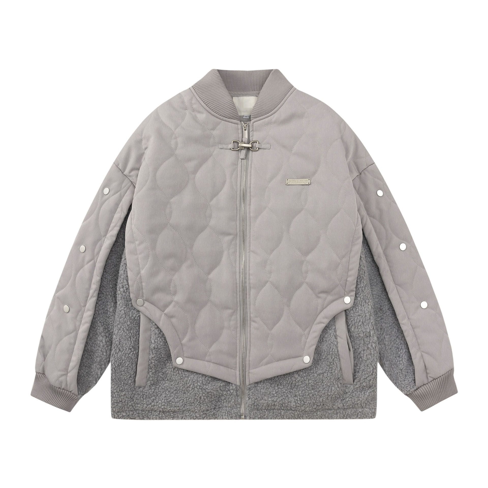 GorgeousBen  Unisex Winter American style baseball jacket cotton coat Loose and thick coat for warmth and leisure.