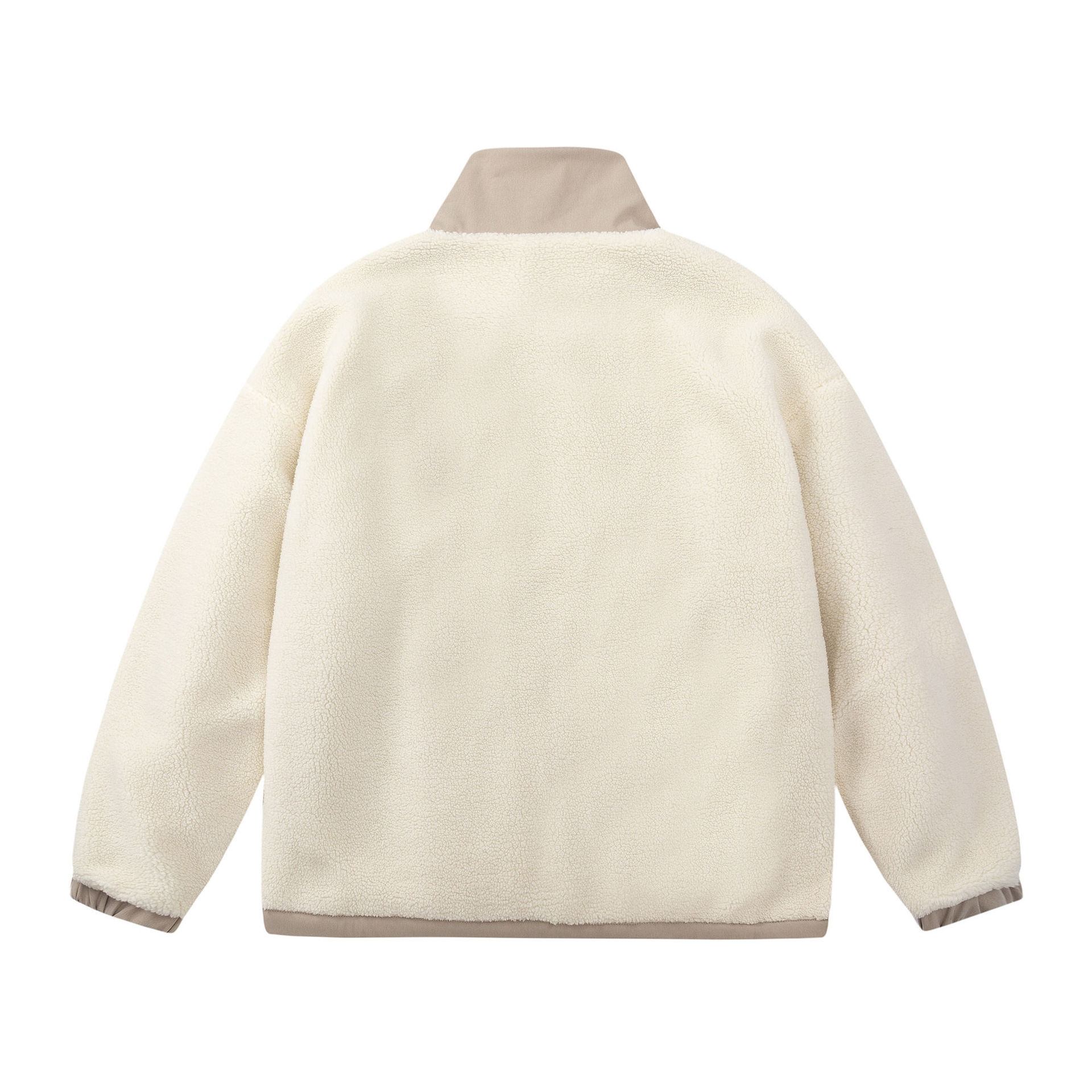 GorgeousBen  Unisex American style trendy lamb wool coat, loose fit with added lining and thick design, fashionable cotton jacket for winter.