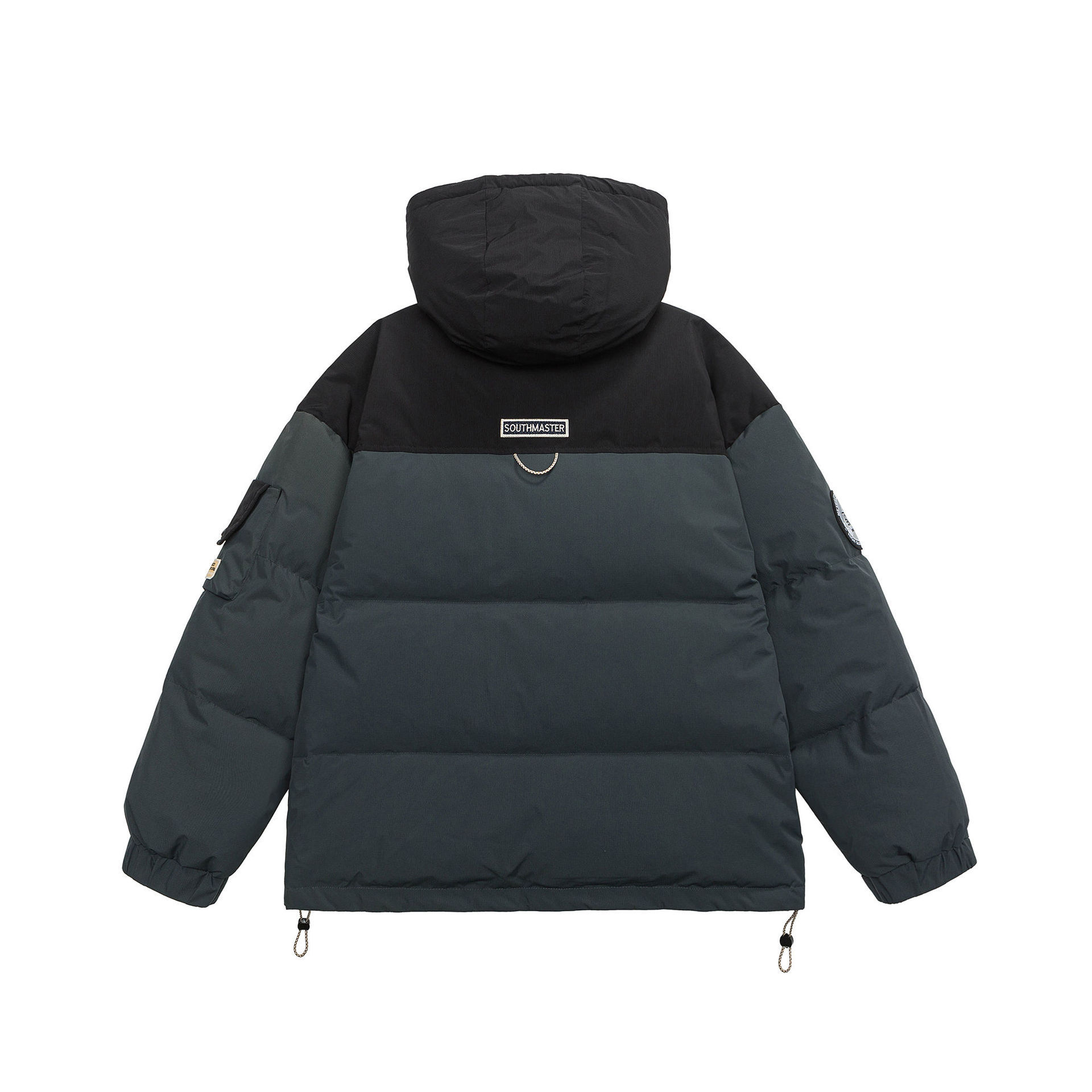 GorgeousBen  Unisex  American style trendy large letter print plus size down jacket with cold resistant stand collar coat.