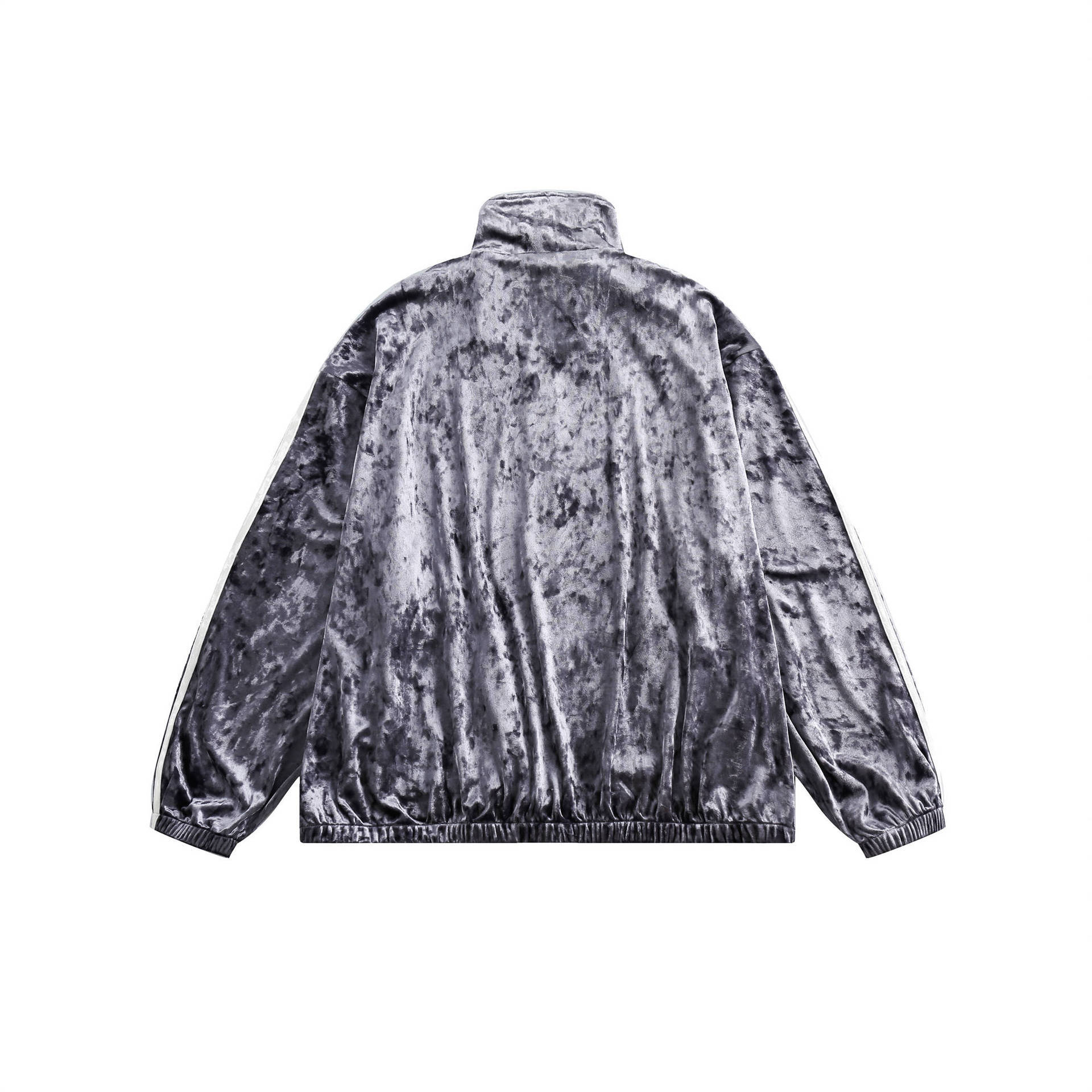 GrogeousBen   Unisex 2024 spring new hip-hop leopard print velvet jacket for men, loose fit couple's sports leisure jacket.