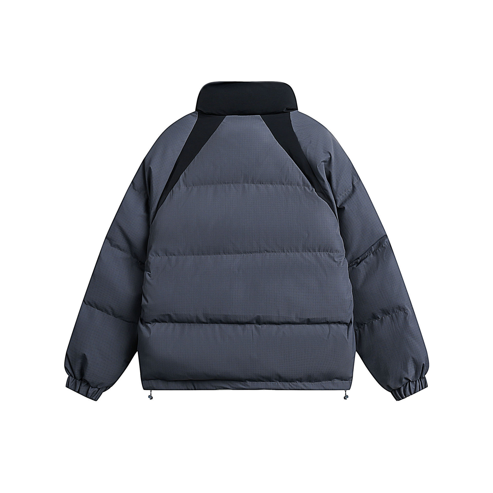 GrogeousBen  Unisex Color-blocked cotton jacket winter new style, stand collar, thickened and warm, loose fit, trendy brand cotton coat.