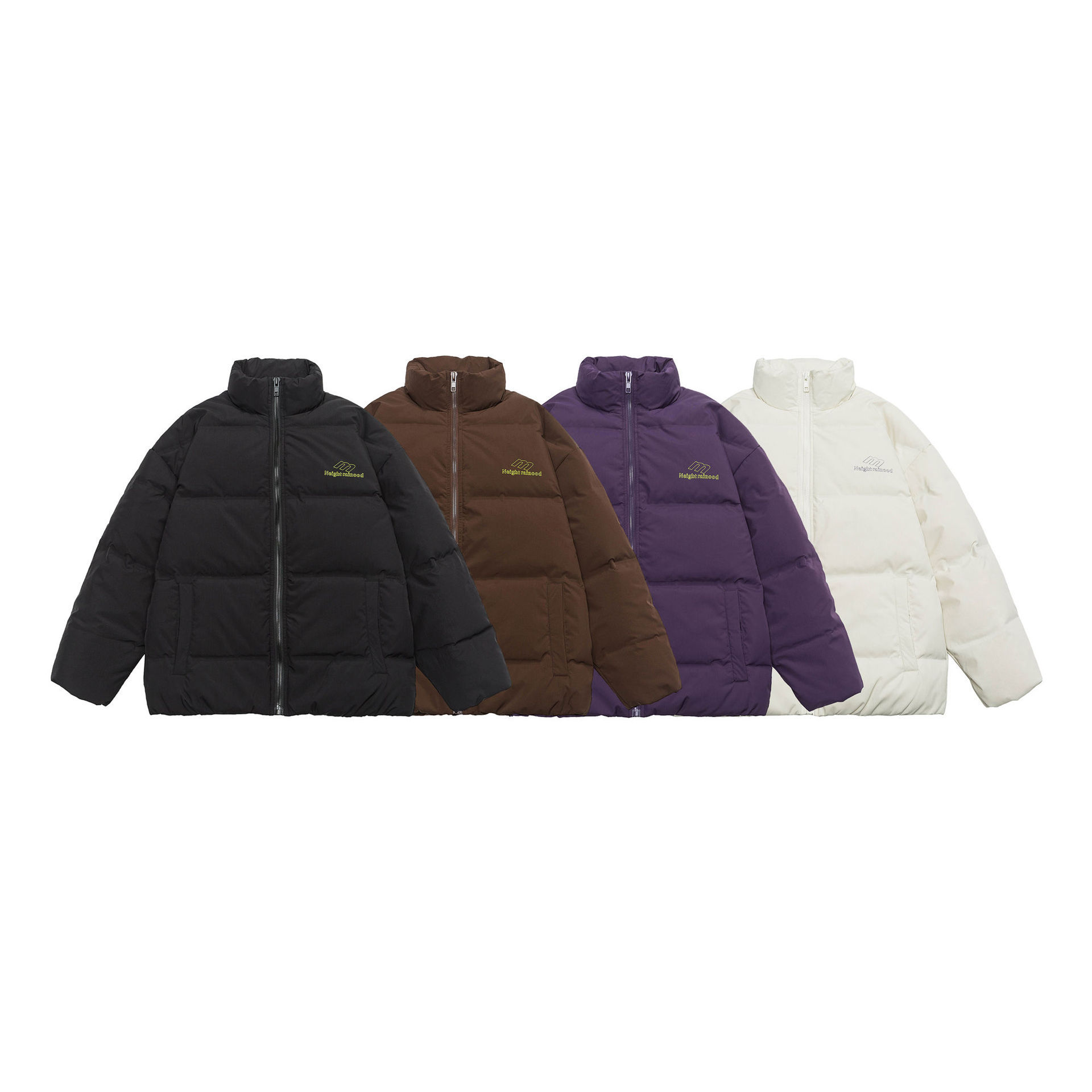 GorgeousBen  Unisex  winter down jacket  new style men's trendy plus size white duck down work jacket.