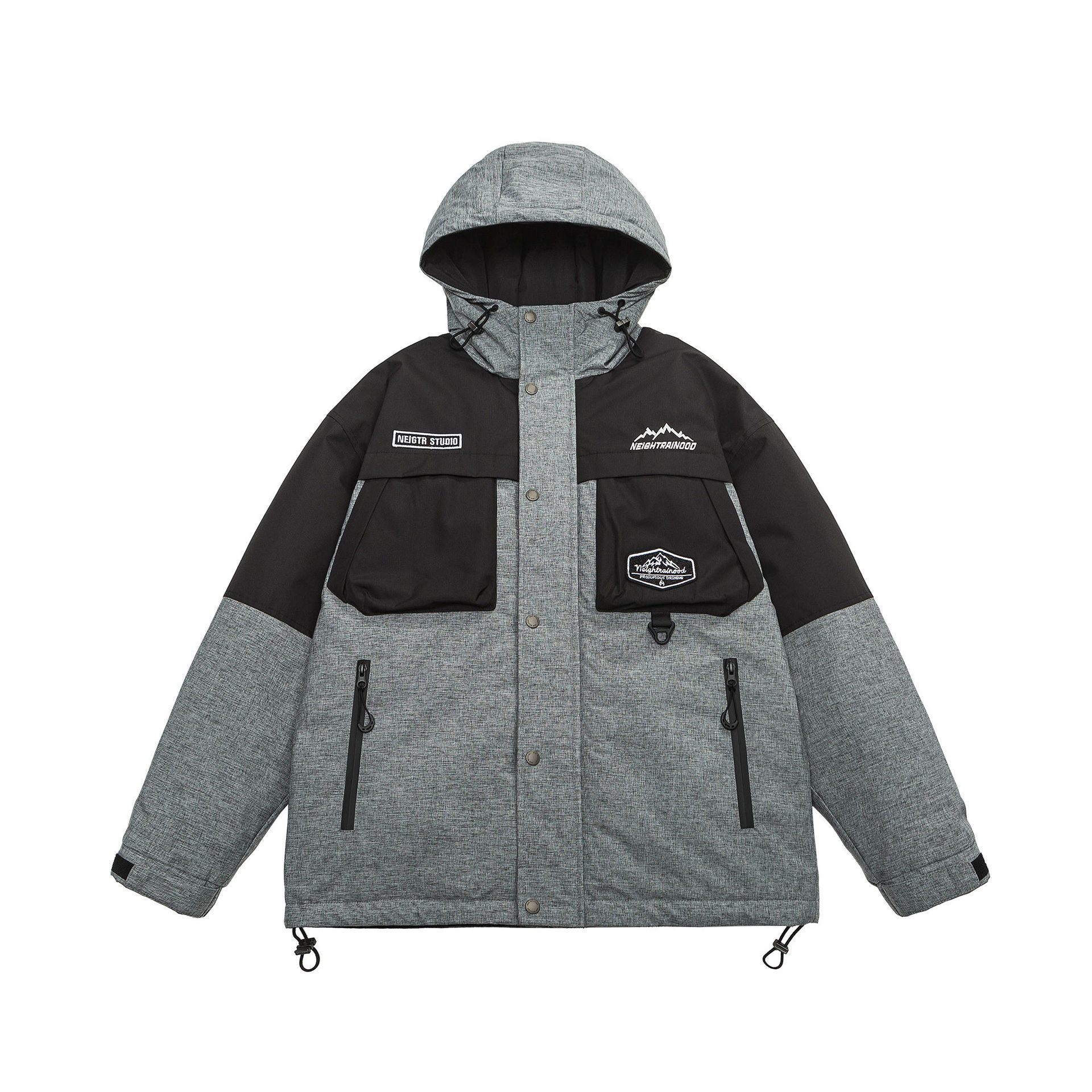 GorgeousBen  Unisex New style down jacket workwear extreme cold tide brand plus size new baseball jacket coat.