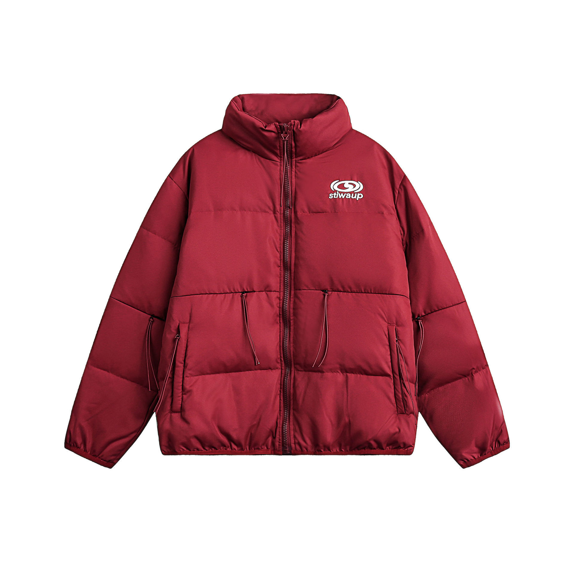 GorgeousBen  Unisex  Winter American style multi-functional zipper down jacket for men with 90% white duck down for warmth.
