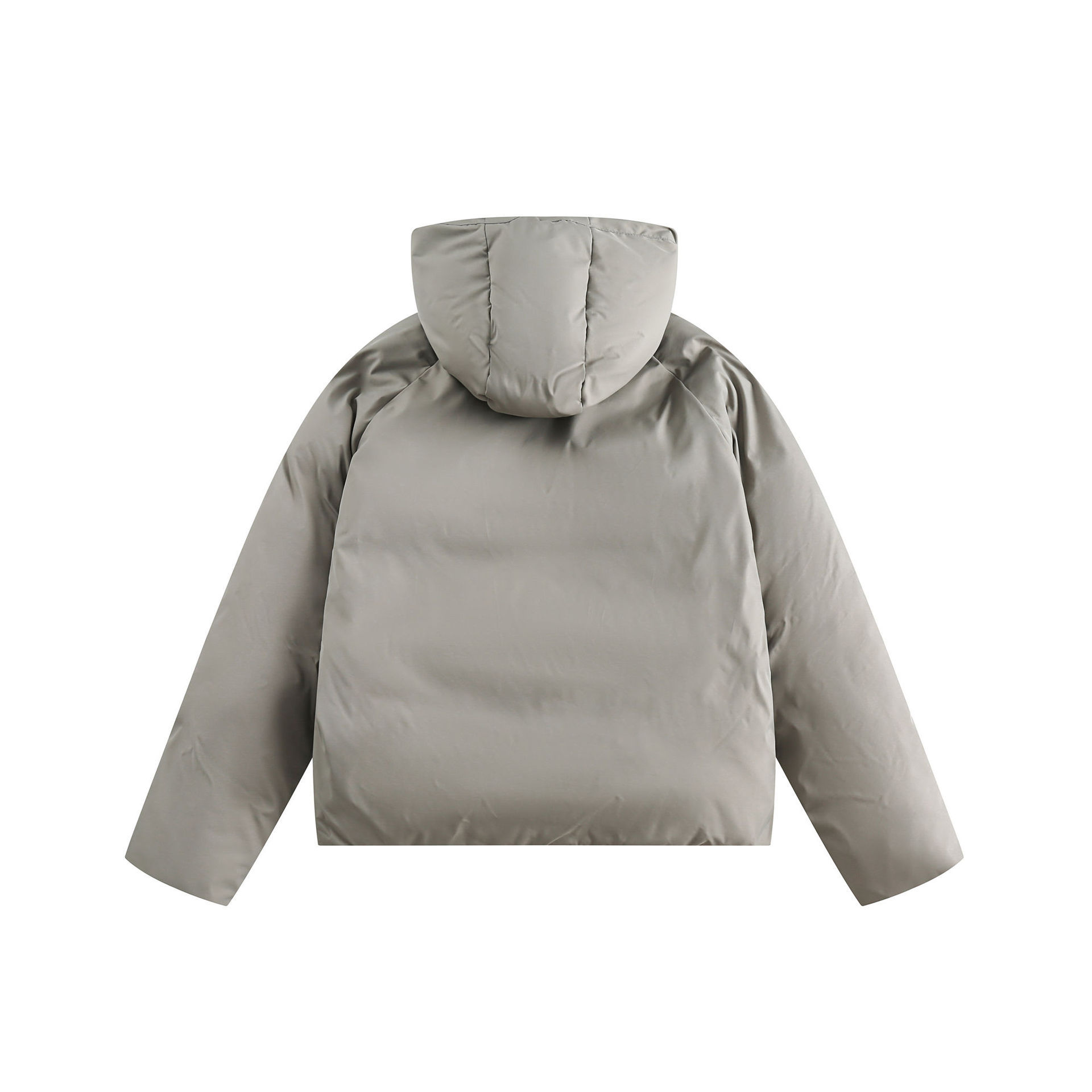 GrogeousBen  Unisex American retro design twisted zipper hooded cotton jacket , loose and thickened cotton outerwear.