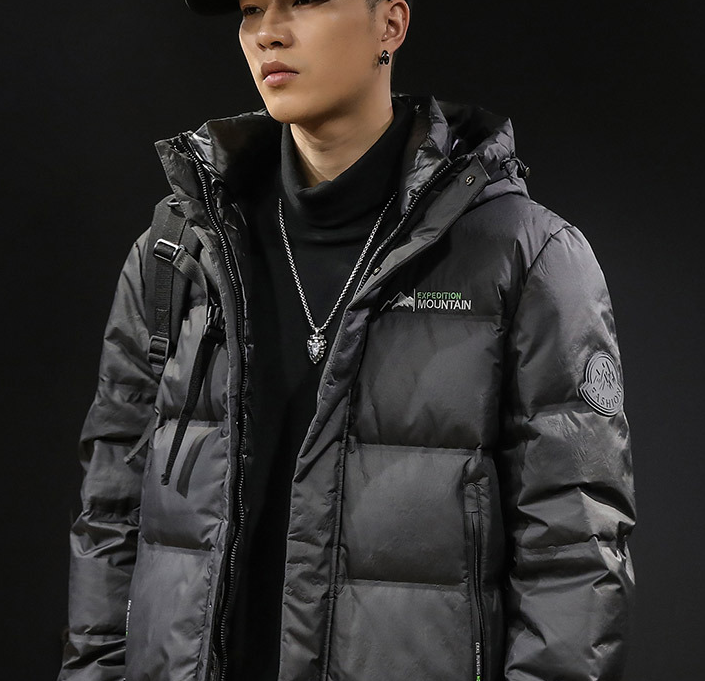 GorgeousBen Thickened down jacket men 90% white duck down American outdoor casual coat autumn and winter warm bread clothing.