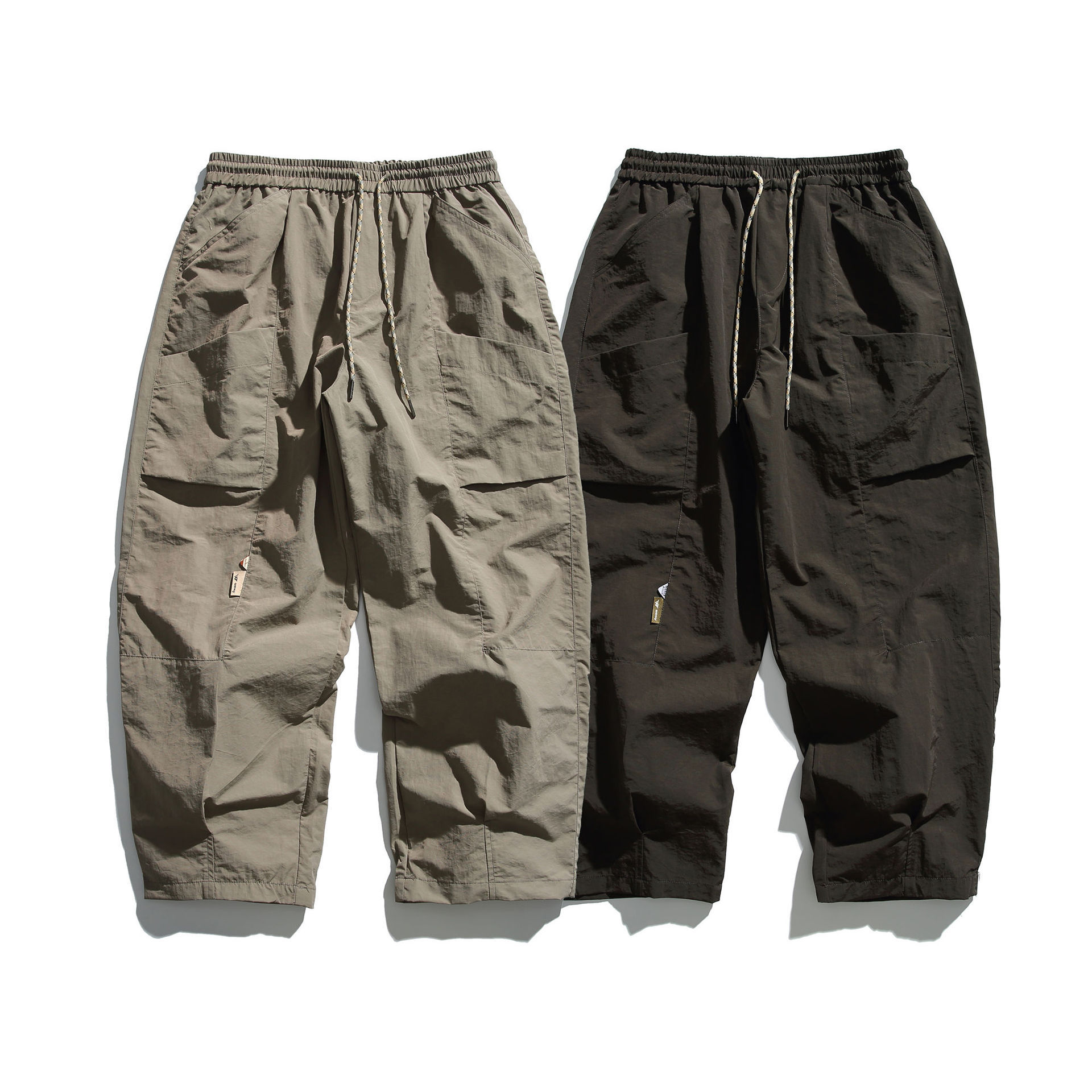 GorgeousBen   Unisex 2024 new American retro solid color straight workwear assault pants men's spring outdoor functional wind leisure mountaineering pants