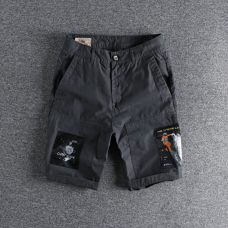 GrogeousBen Men's Outdoor Workout Golf Hiking Work Travel Multi Pockets Cargo 1/2 Half Pants