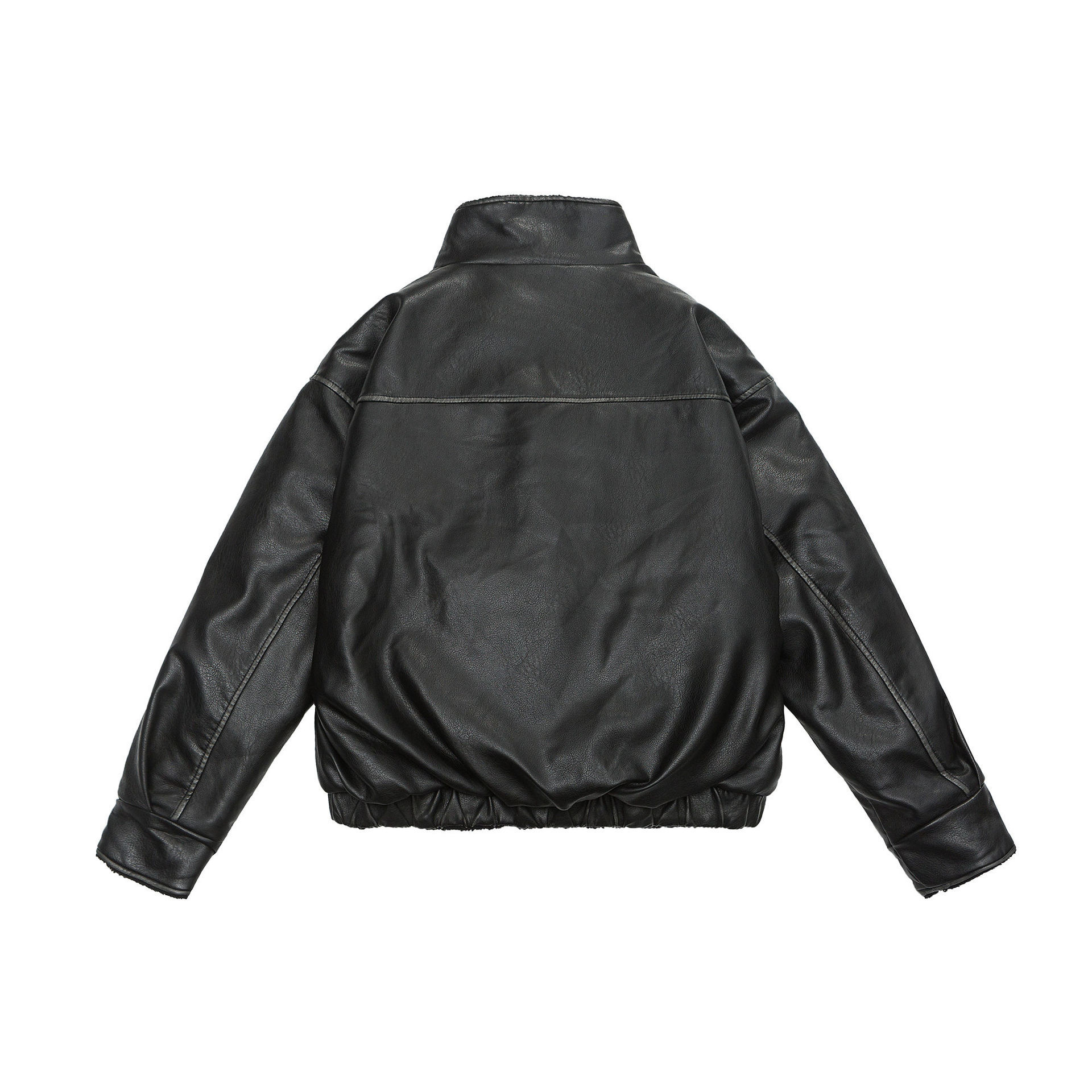 GorgeousBen  Unisex American vintage thickened jacket with fur and leather, pilot cotton flight suit.